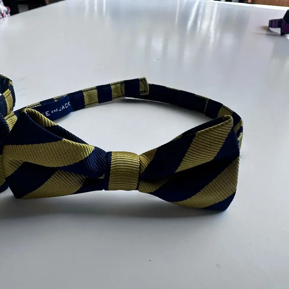 Janie and Jack Bow Tie Bundle for Brothers - Blue & Yellow
